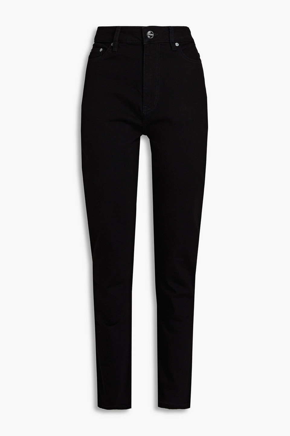 High-rise slim-leg jeans