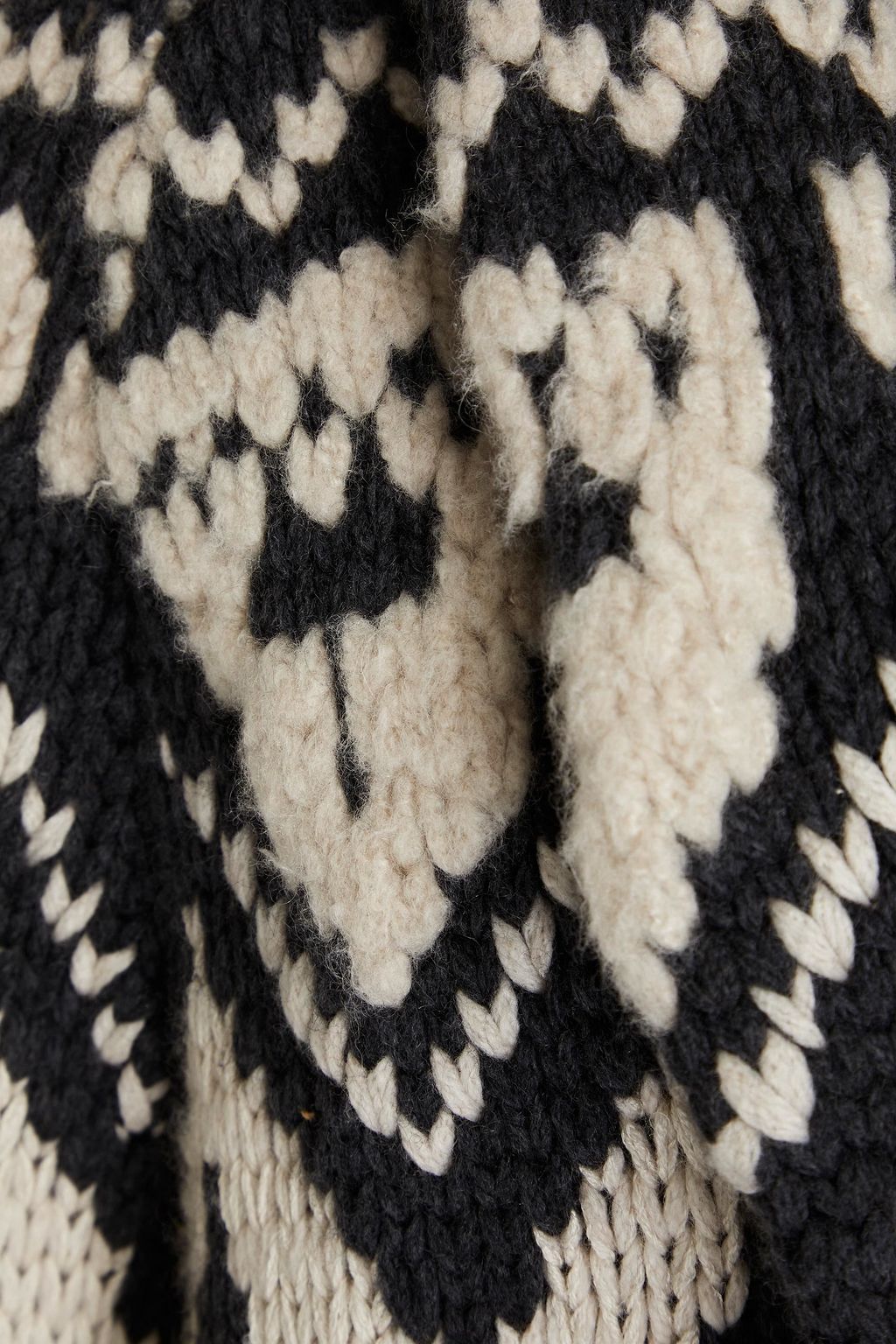 BRUNELLO CUCINELLI Embellished open-knit cashmere and silk-blend cardigan