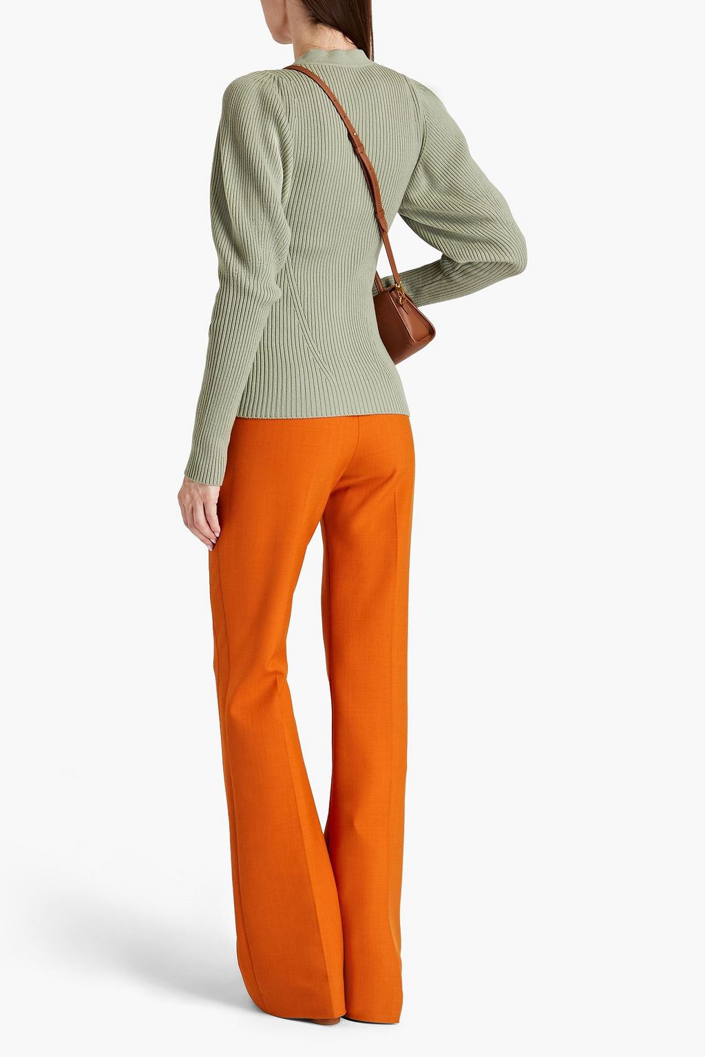 SAFIYAA Ribbed wool-blend cardigan