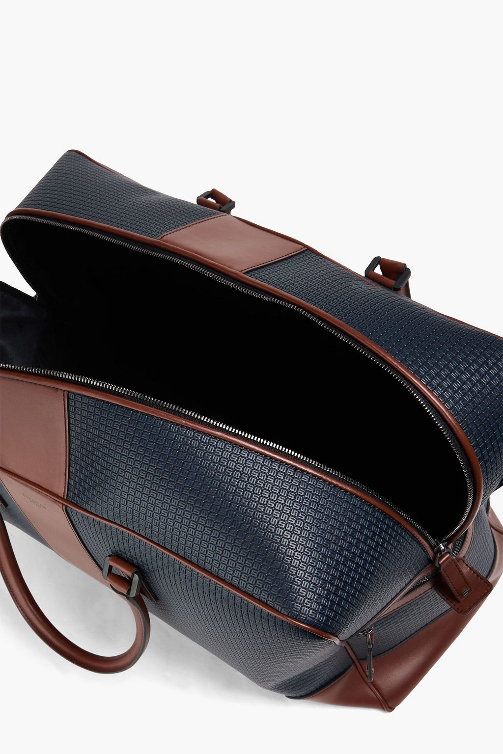 SERAPIAN Stepan embossed coated-canvas duffle bag