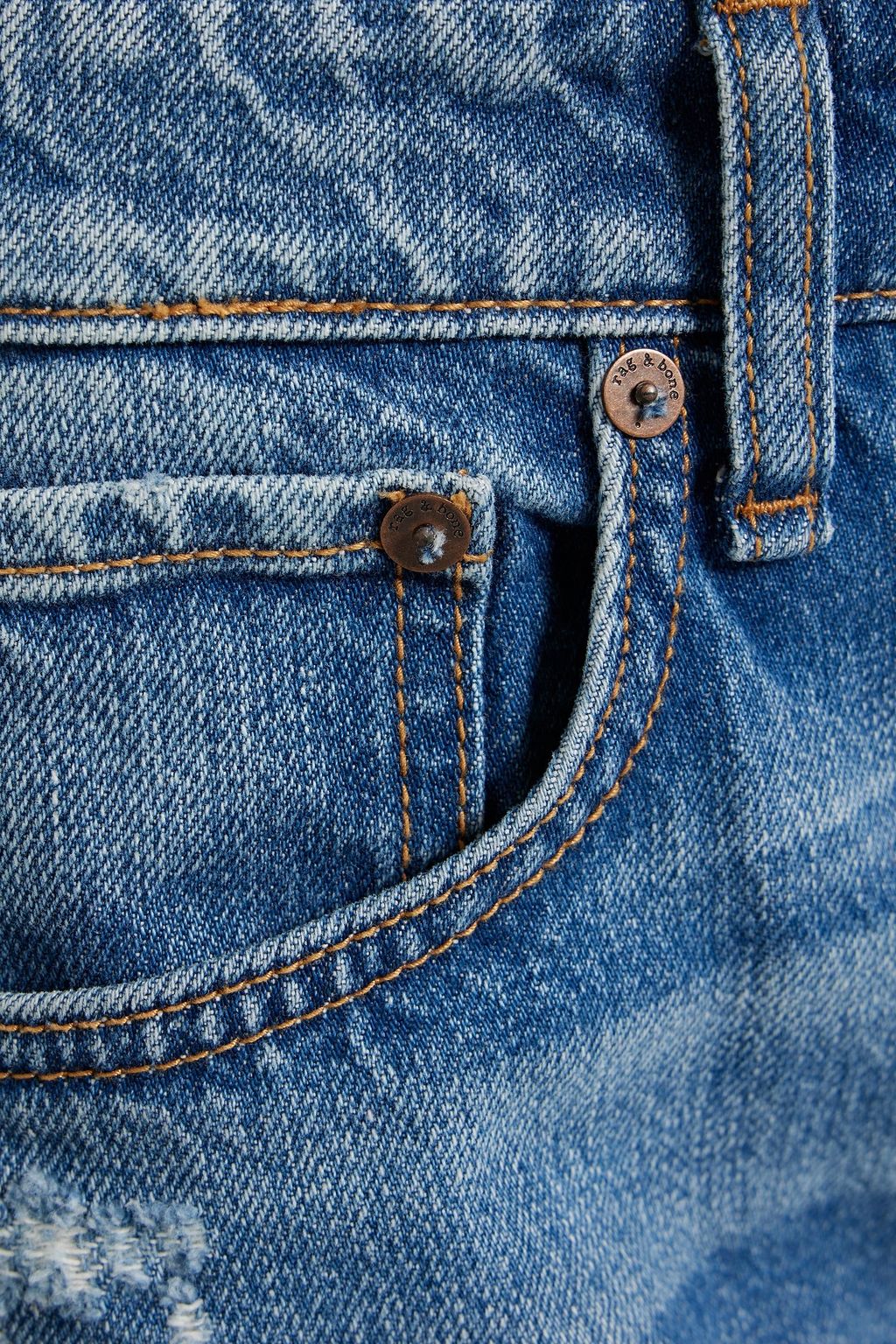 RAG & BONE بنطلون جينز بوي فريند ’روزا’ بتصميم ممزق