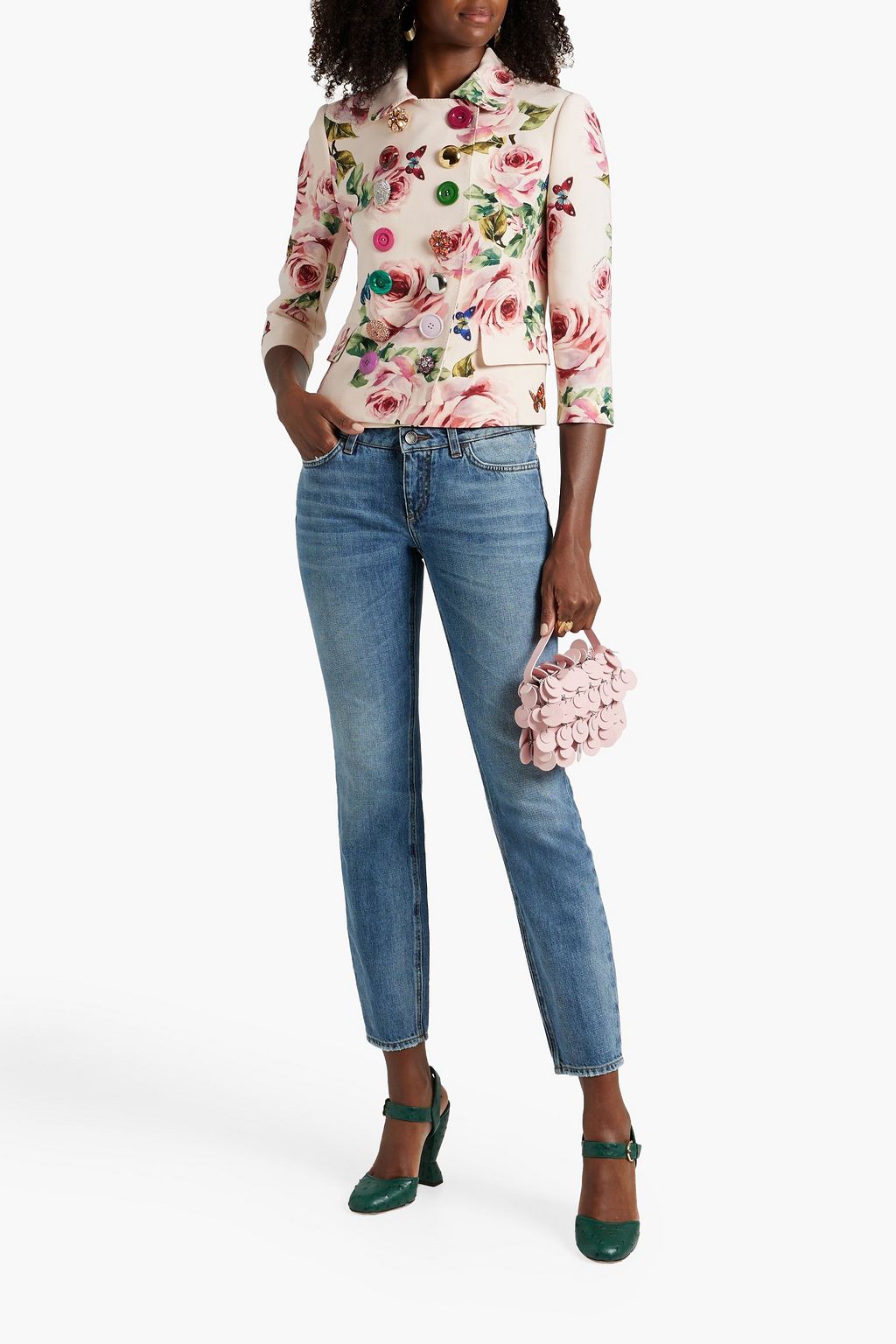 DOLCE&GABBANA Low-rise slim-leg jeans