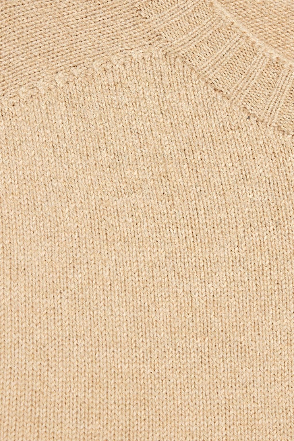 SUNSPEL Mélange cashmere and cotton-blend sweater