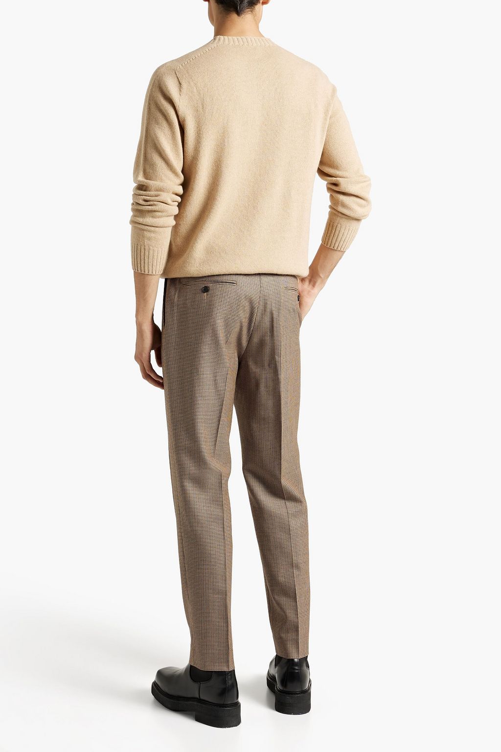SUNSPEL Mélange cashmere and cotton-blend sweater