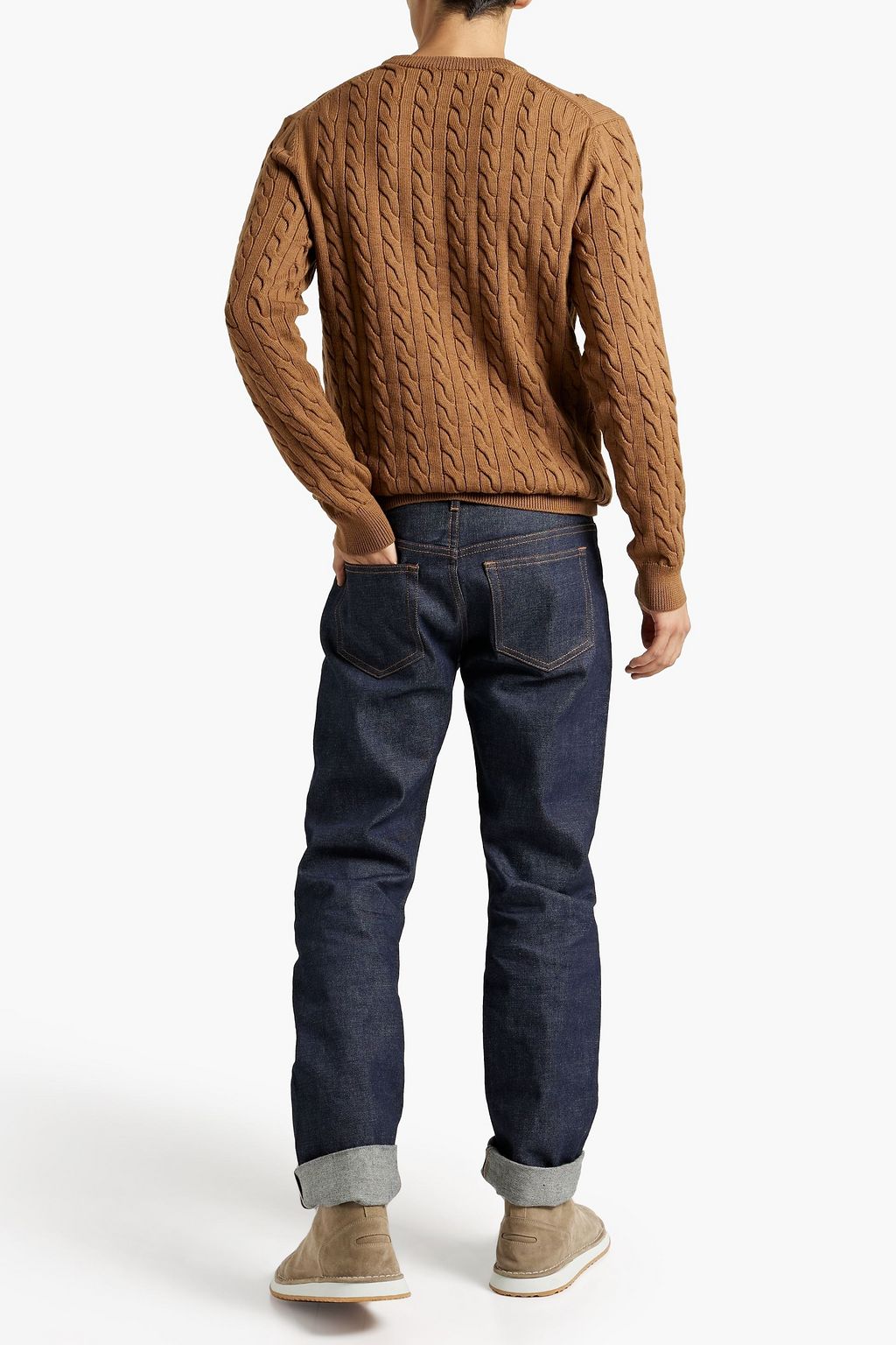 SUNSPEL Cable-knit merino wool sweater