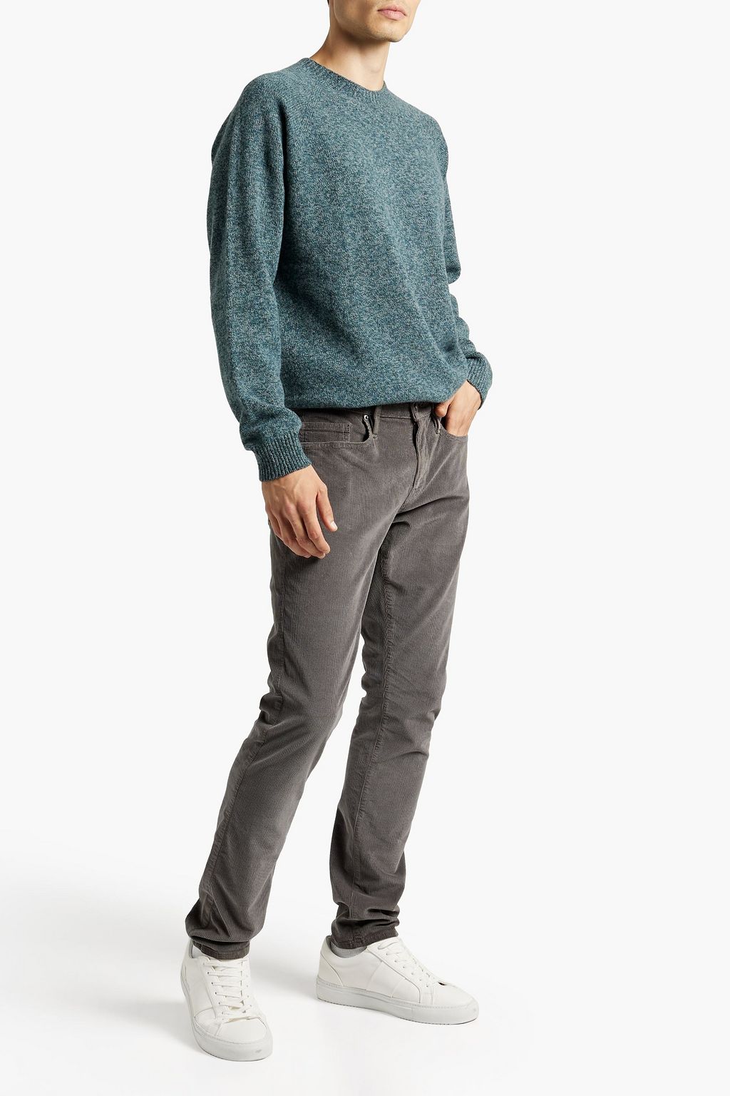 SUNSPEL Marled wool sweater