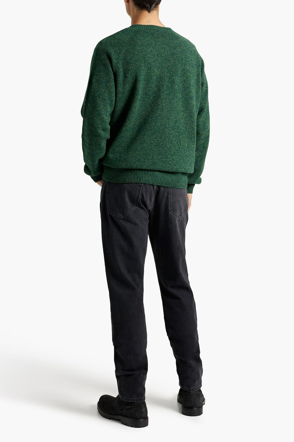 SUNSPEL Marled wool sweater