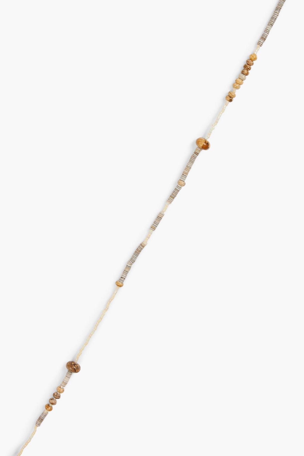 ETRO Feather, shell and multi-stone necklace