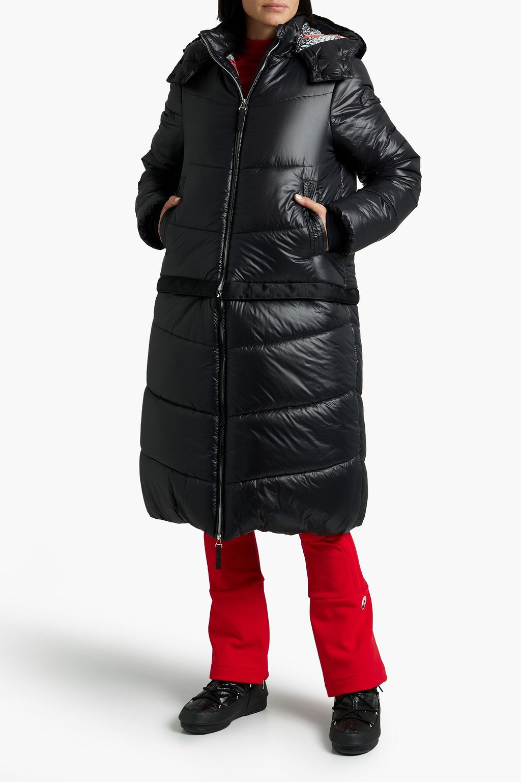 JETSET Sirio quilted hooded shell coat