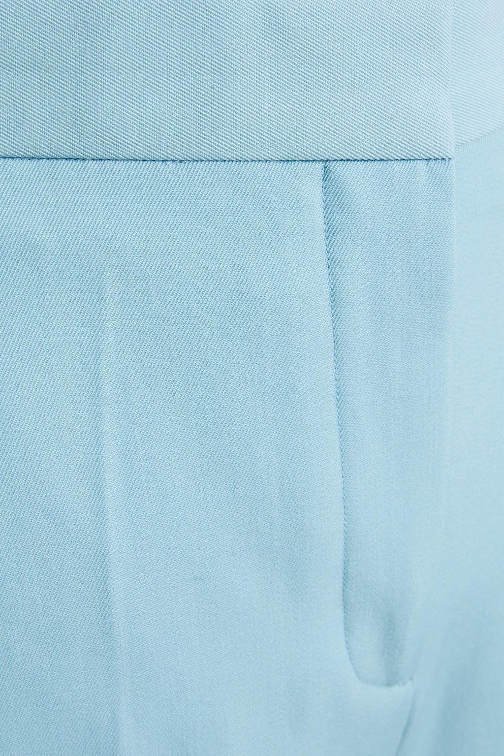 VICTORIA, VICTORIA BECKHAM Cotton-twill wide-leg pants