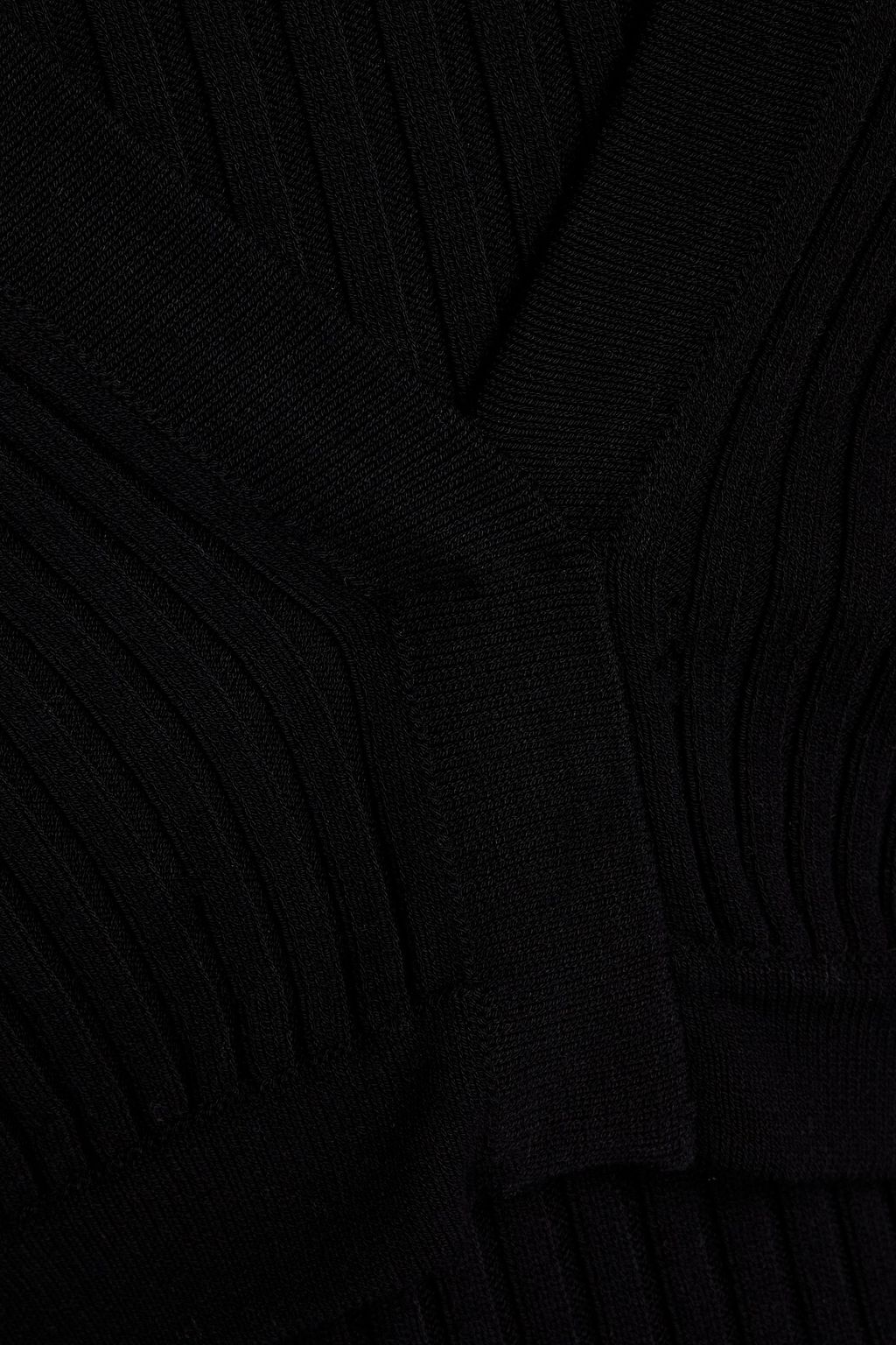 SAFIYAA Ribbed-knit sweater and top set