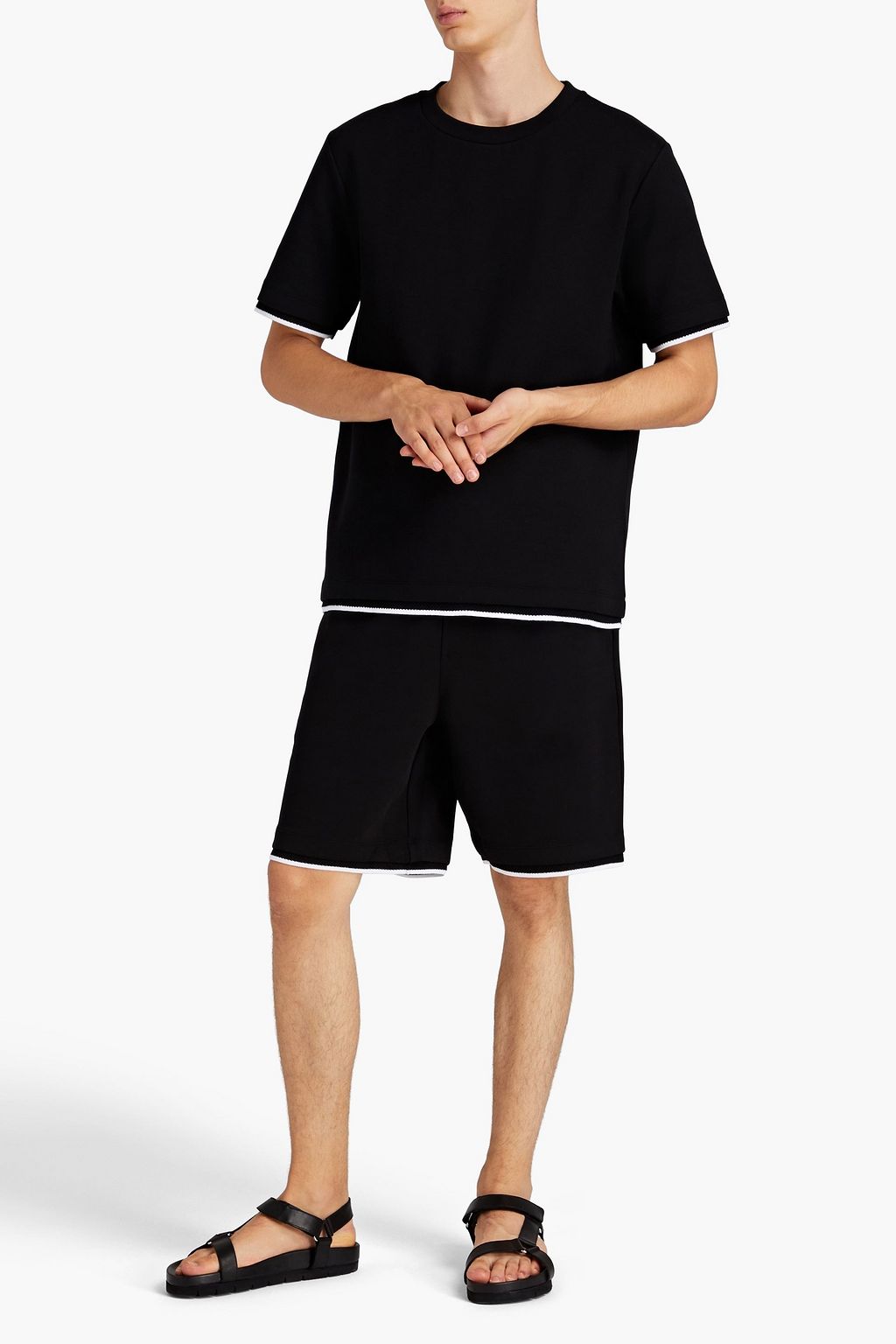 THEORY Racer jersey shorts