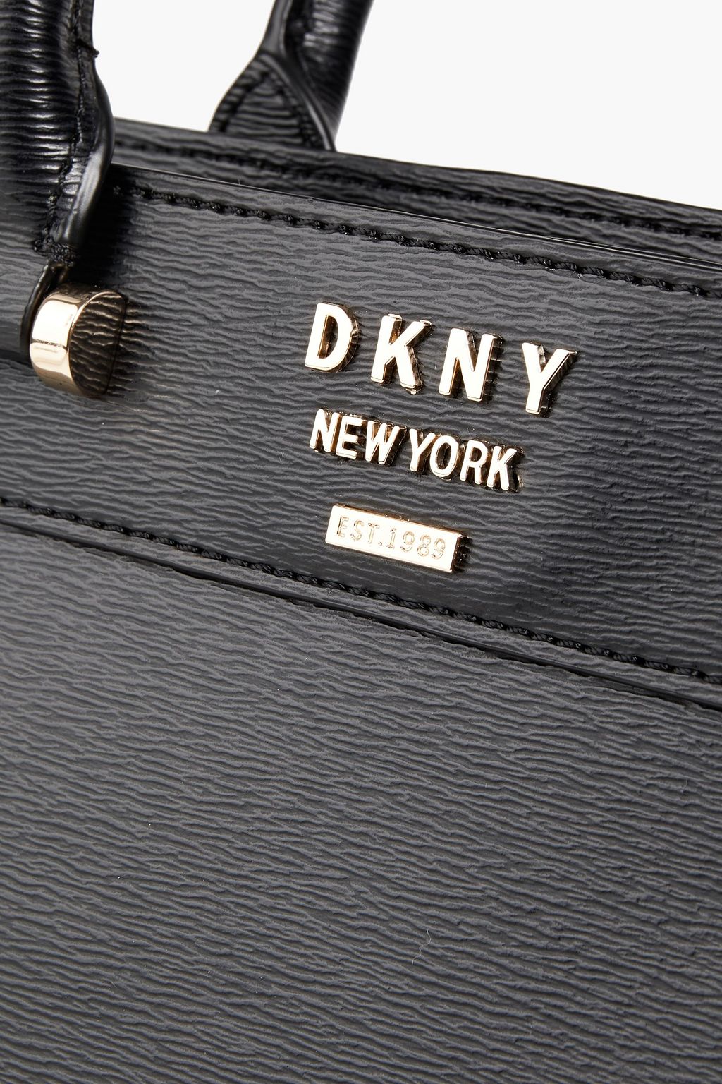 DKNY Faux textured-leather tote