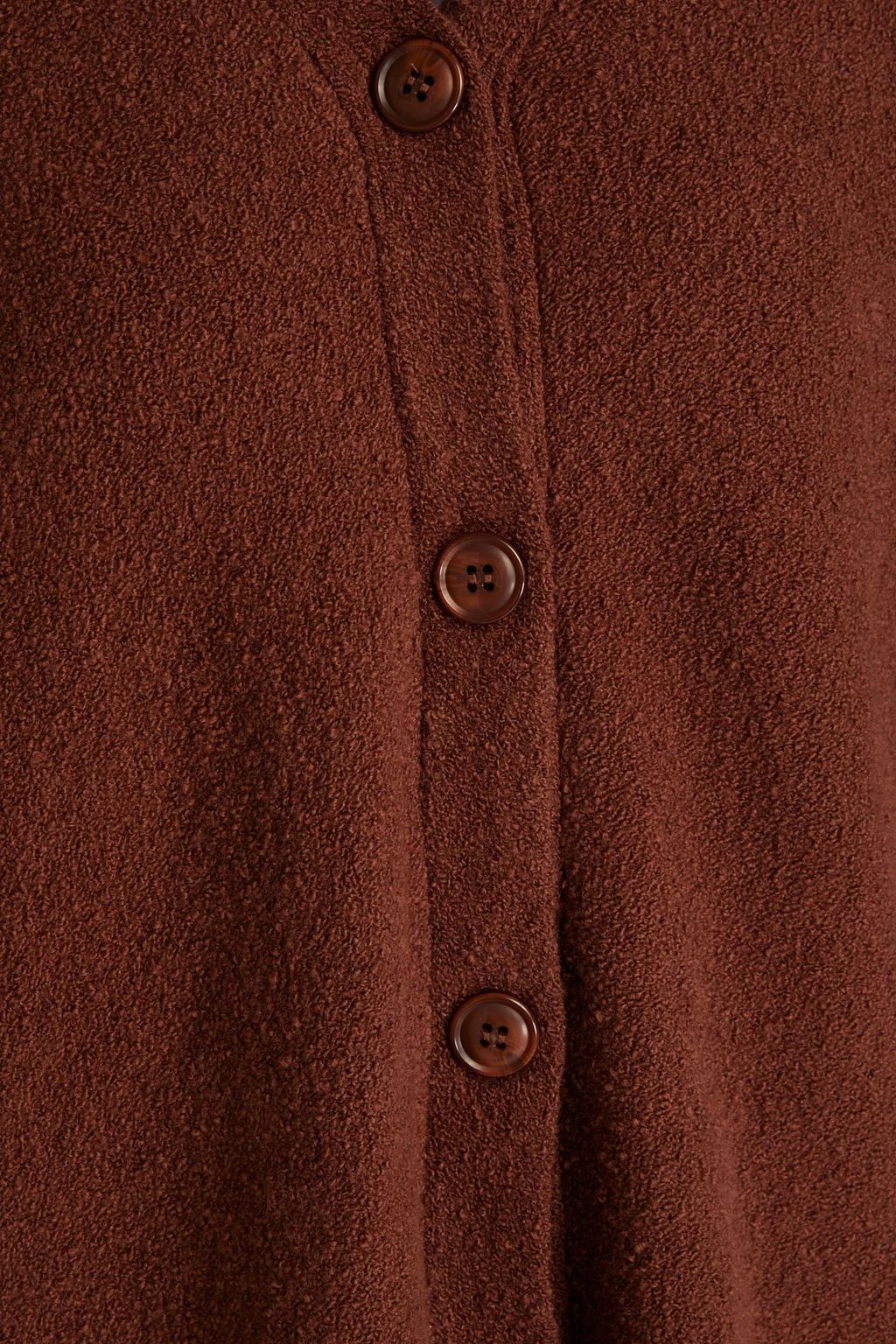 SAMSØE Φ SAMSØE Bouclé-knit organic cotton-blend cardigan