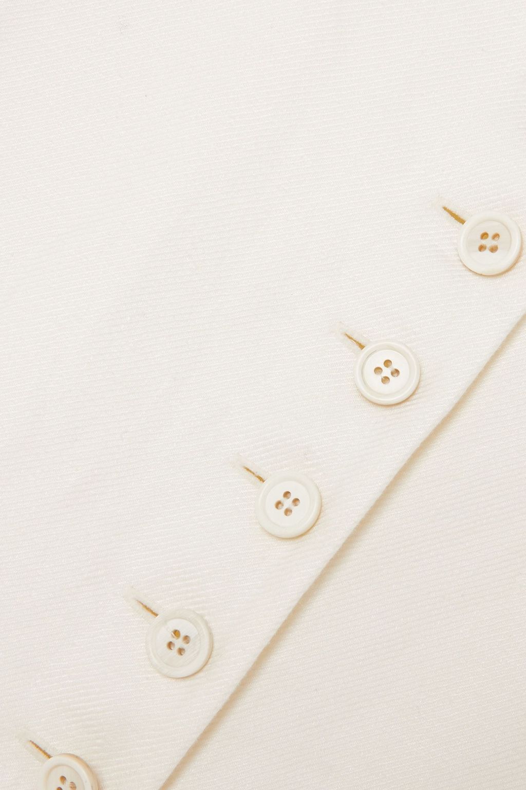 CHLOÉ Linen-gauze and twill midi dress