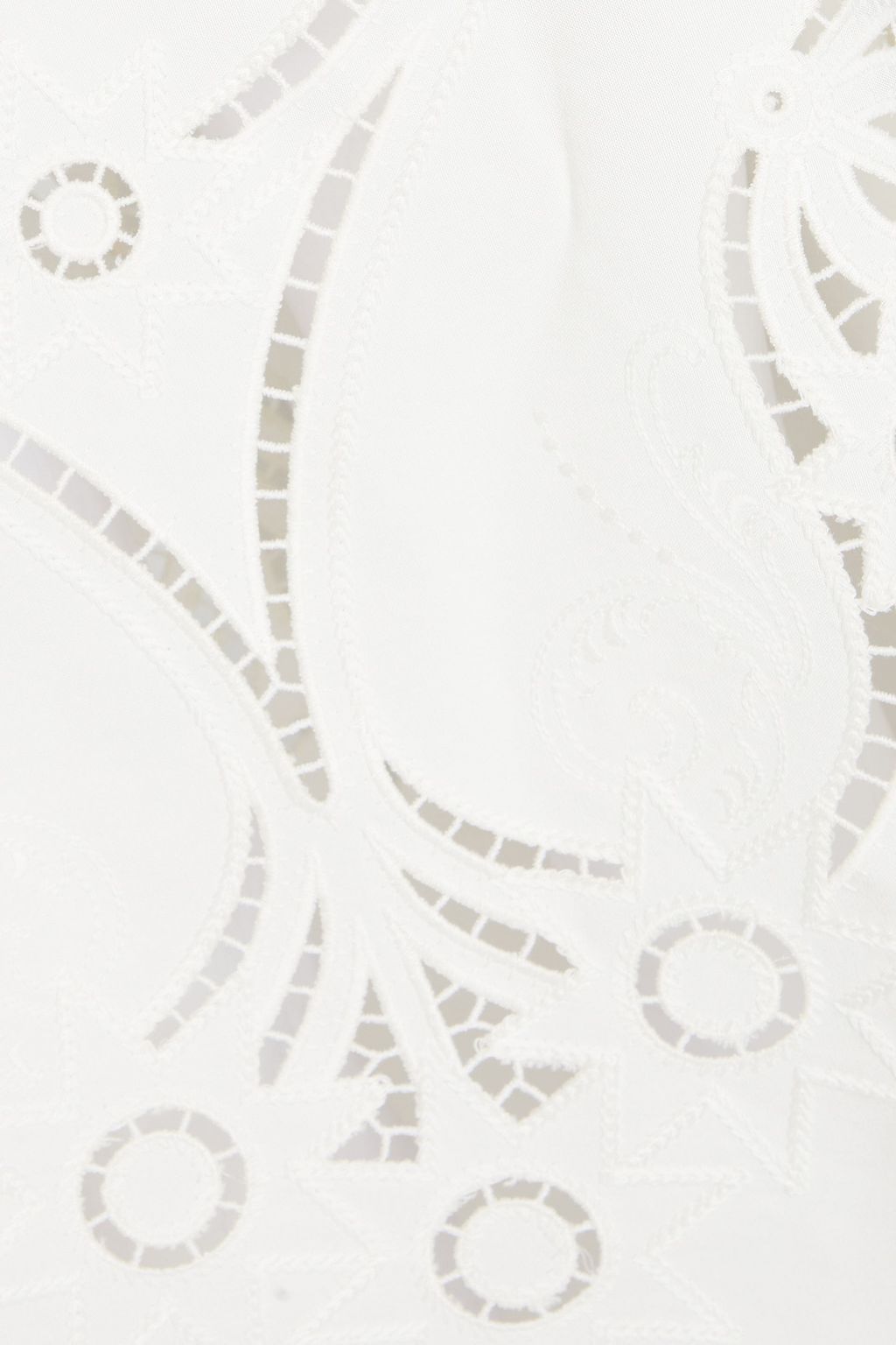CHLOÉ Broderie anglaise midi skirt