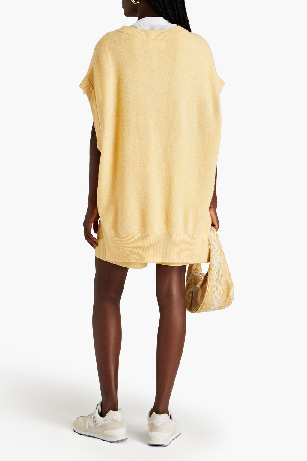 SAMSØE Φ SAMSØE Amarista oversized mélange wool vest