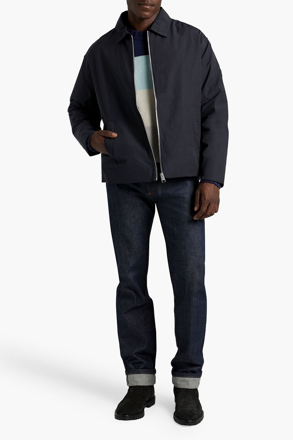 Frame Shell Jacket In Midnight Blue