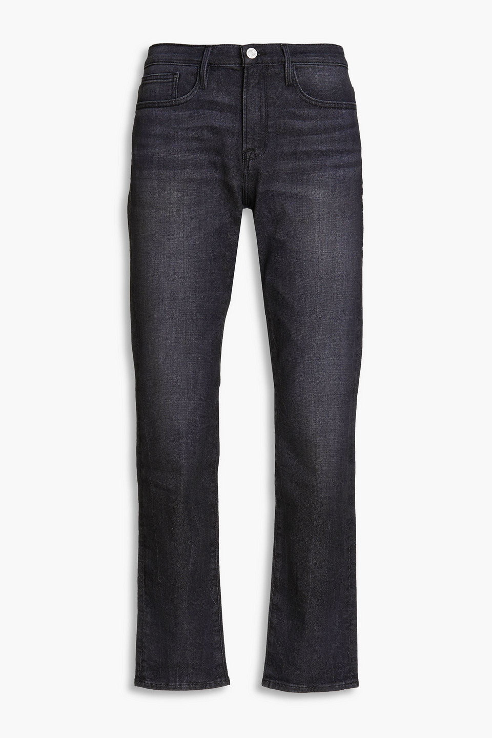 L'Homme slim-leg faded denim jeans