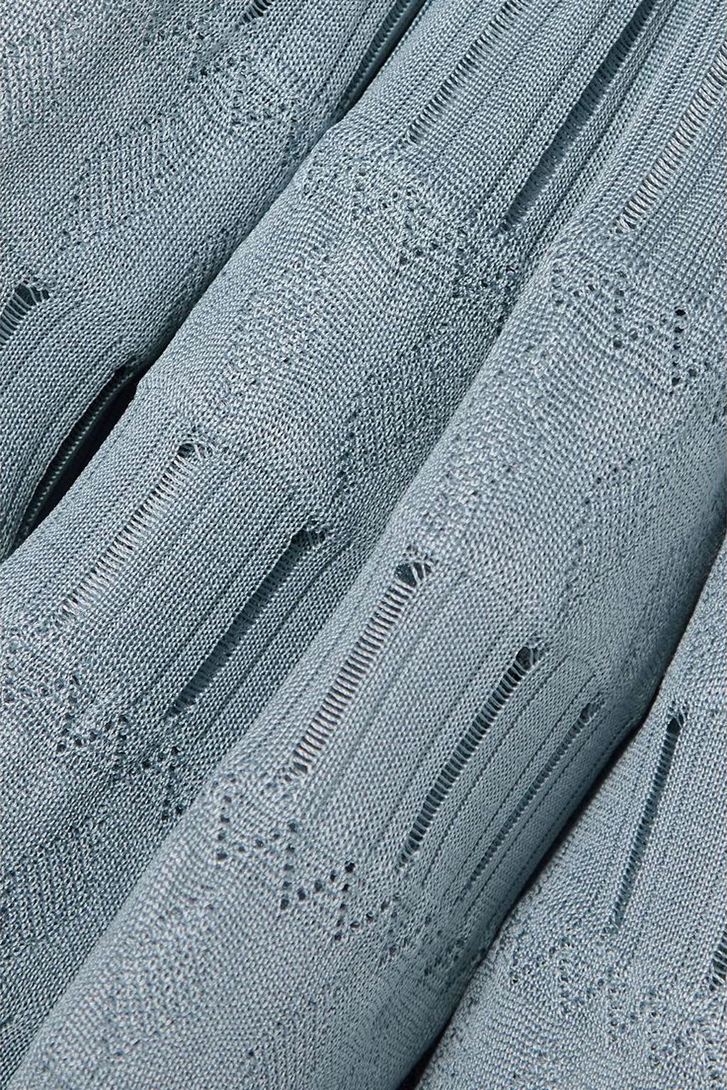 ALAÏA Archetypes ribbed pointelle-knit mini dress