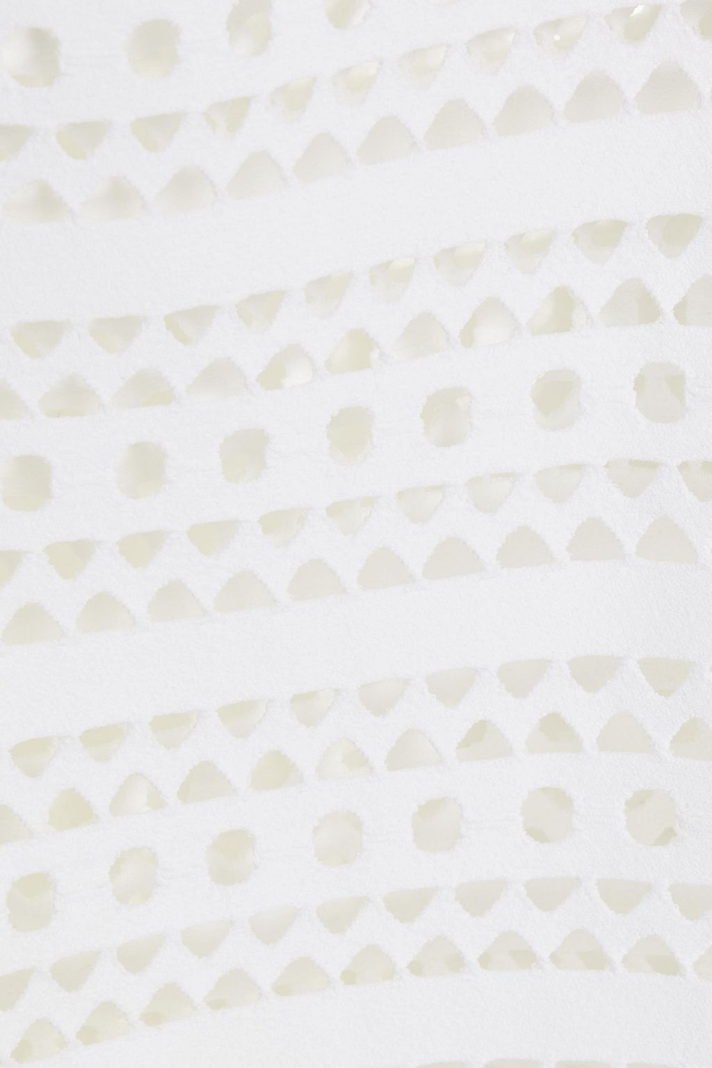 ALAÏA Schulterfreies Oberteil aus lasergeschnittenem Stretch-Jersey