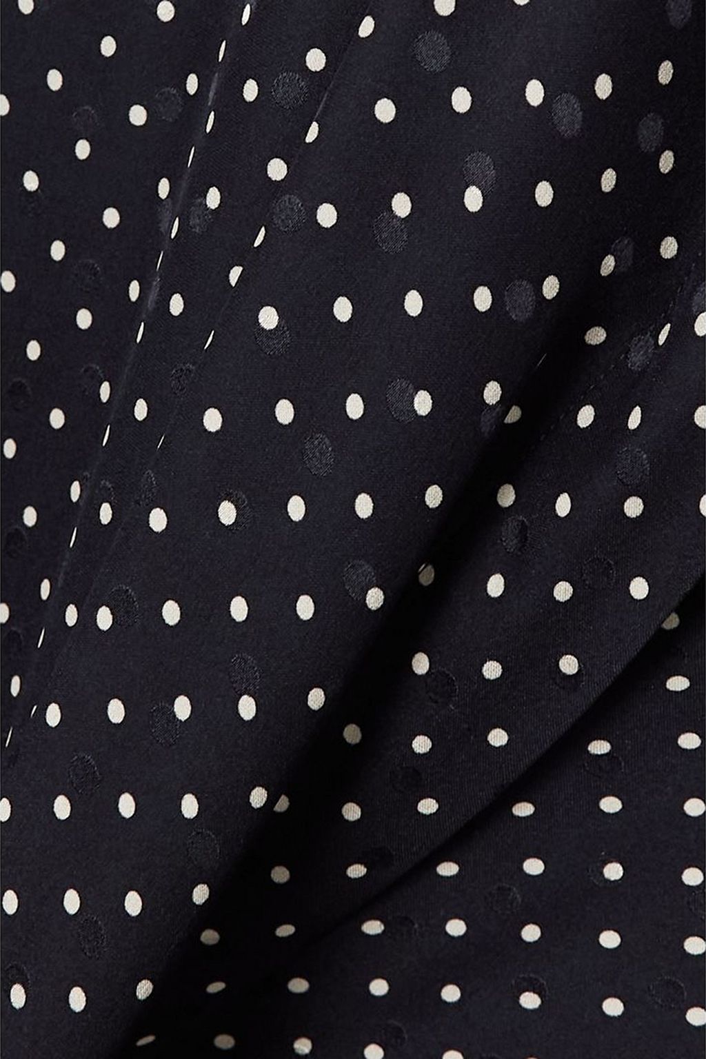 ALAÏA Polka-dot silk-jacquard mini dress