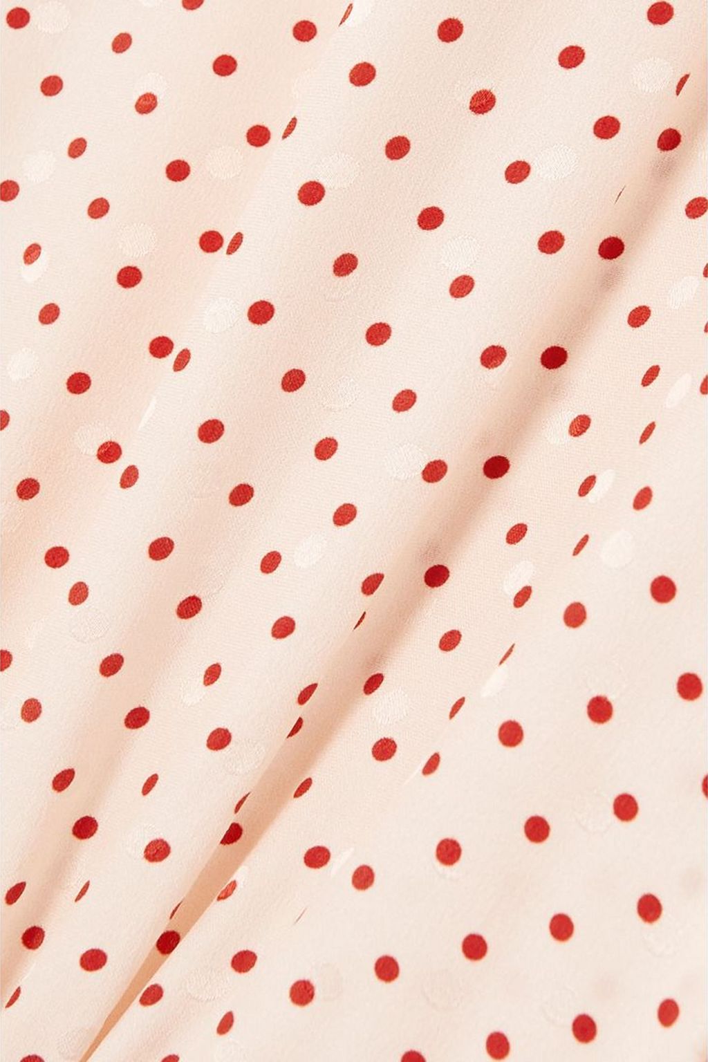 ALAÏA Polka-dot silk-jacquard mini dress