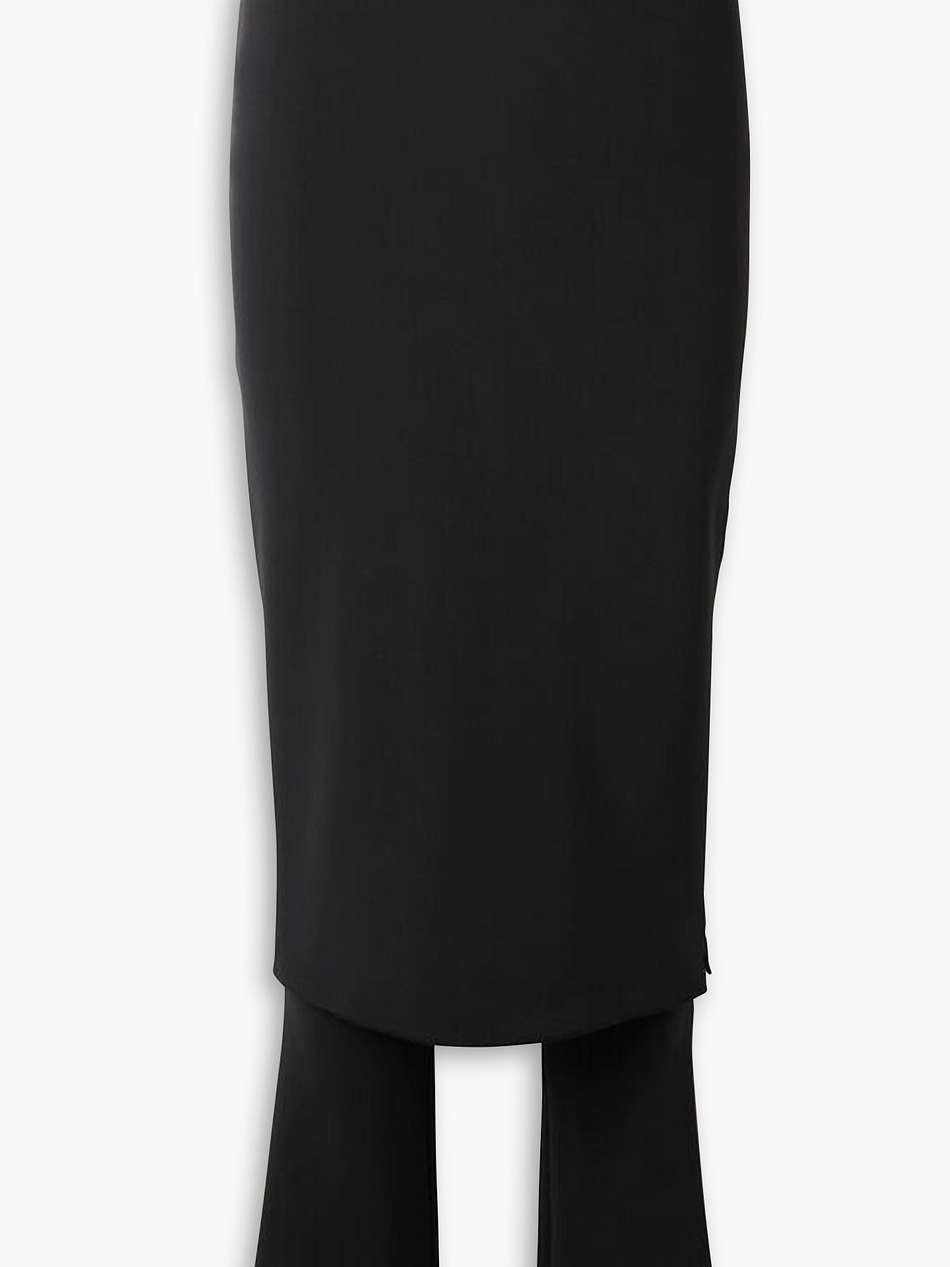 archetypes layered stretch-crepe skinny pants