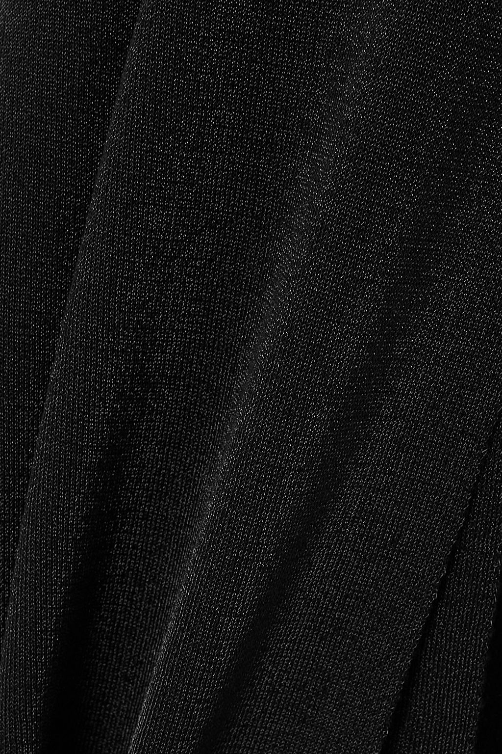 ALAÏA Jumpsuit aus einer Wollmischung in Metallic-Optik mit Rückenausschnitt