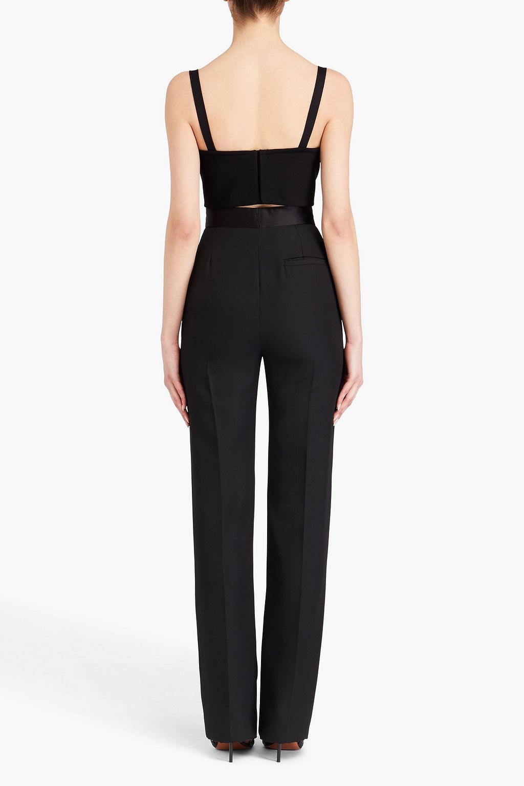 ALAÏA Cropped Bustier-Oberteil aus Stretch-Strick