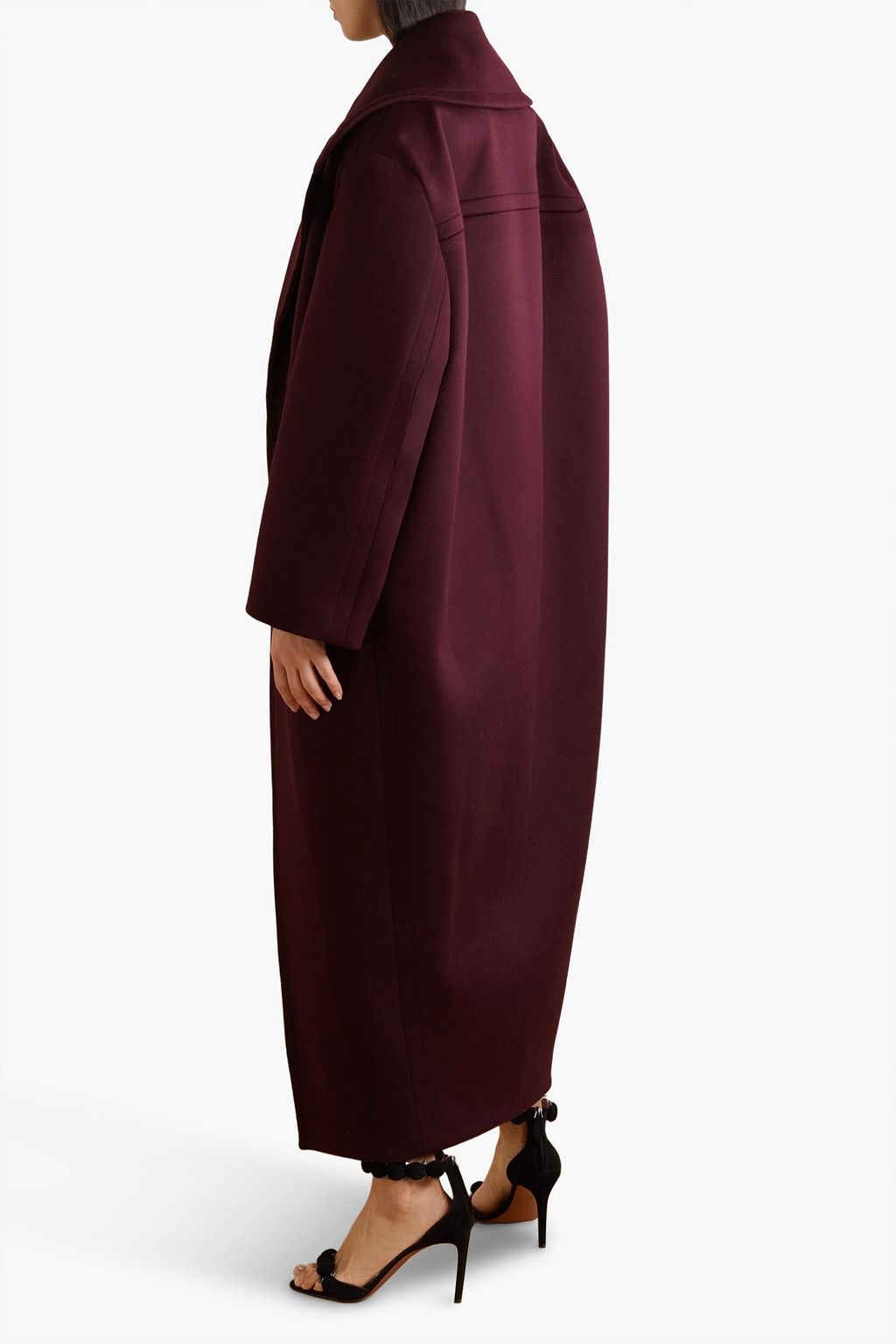 ALAÏA Oversized wool and cashmere-blend coat