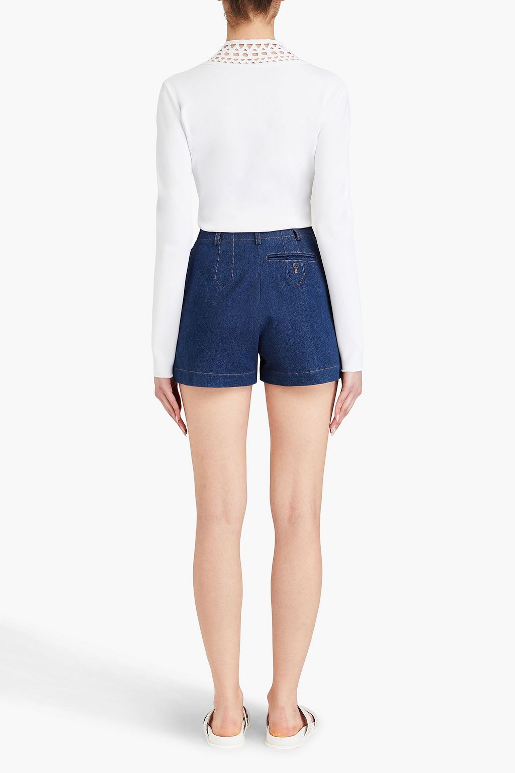 ALAÏA Laser-cut stretch-jersey bodysuit