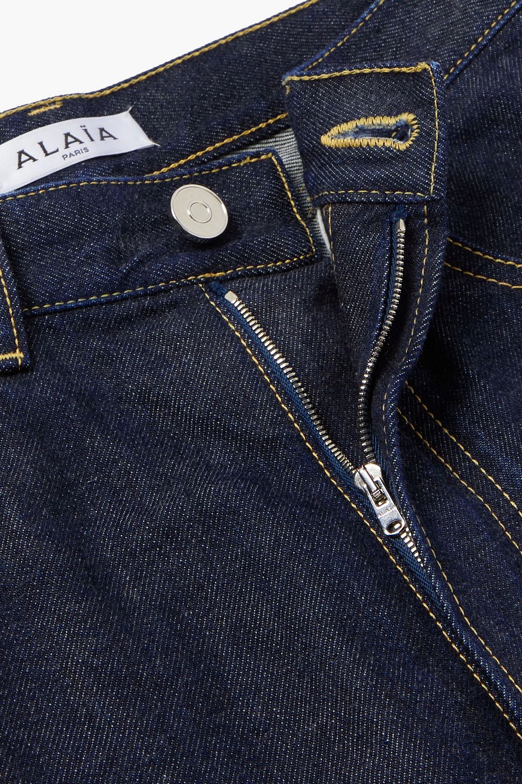 ALAÏA High-rise slim-leg jeans