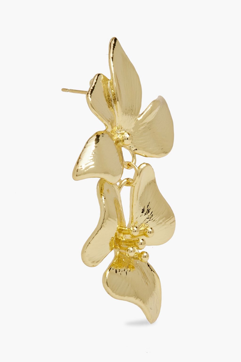 SHASHI 14-karat gold-plated earrings