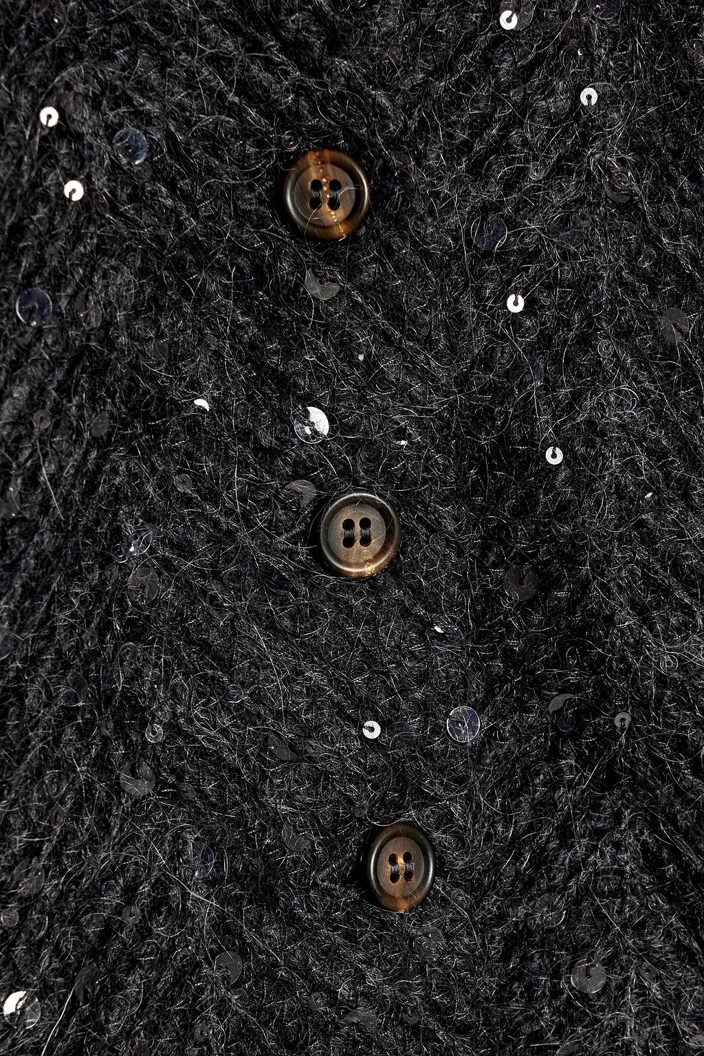 BRUNELLO CUCINELLI Sequin-embellished knitted vest