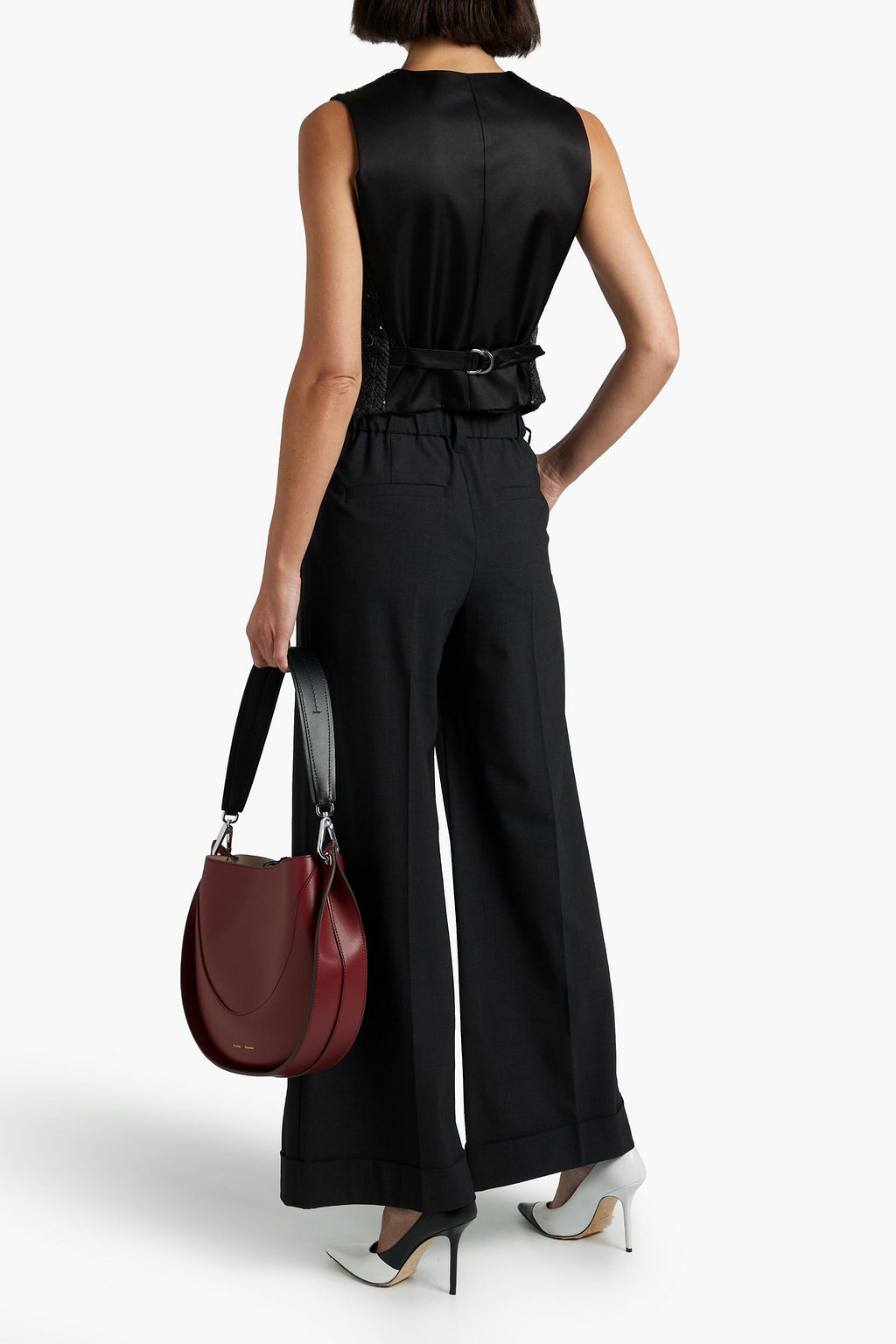 BRUNELLO CUCINELLI Sequin-embellished knitted vest