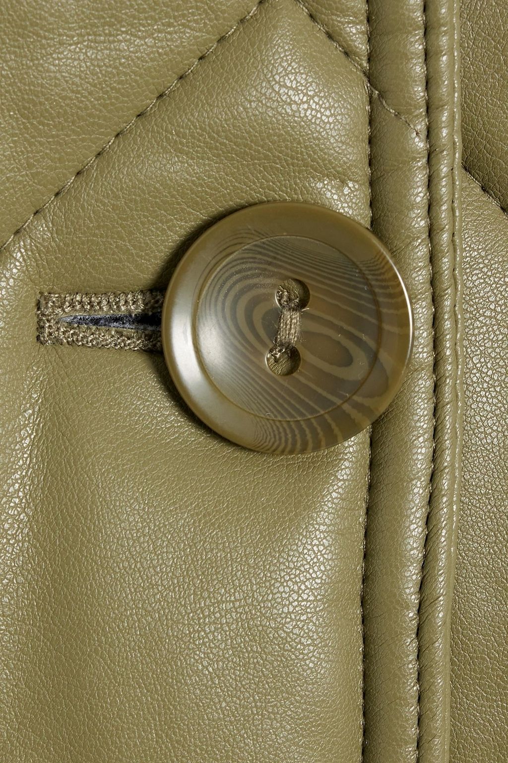 STAND STUDIO Nanna quilted faux leather jacket