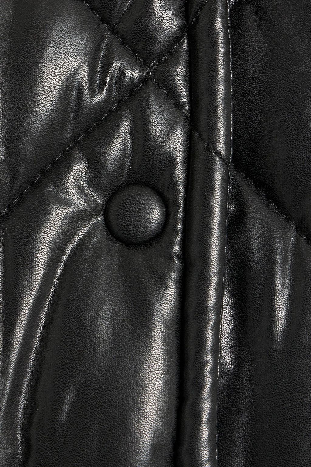 STAND STUDIO Nikolina quilted faux leather jacket