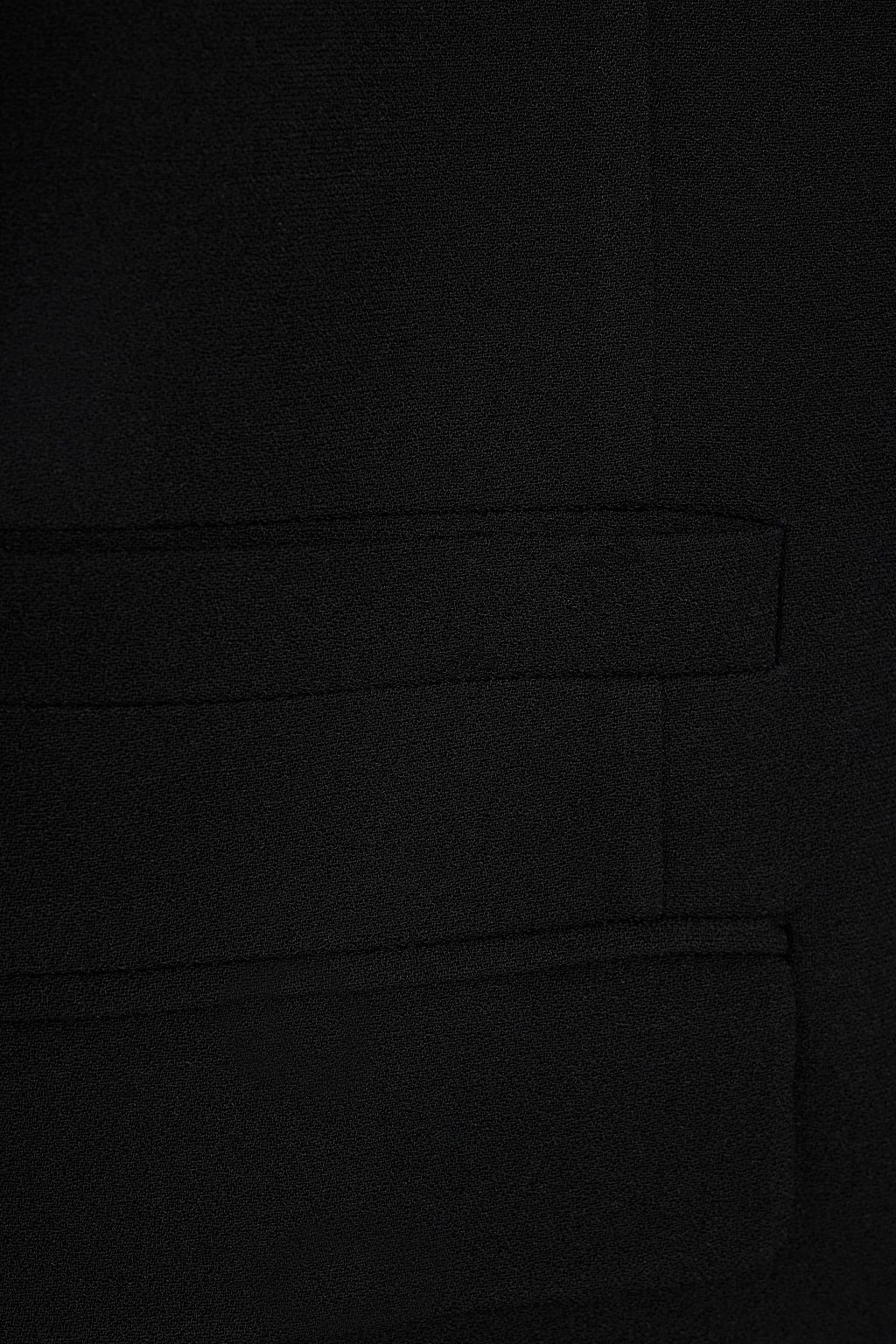 RICK OWENS Satin-paneled wool-blend crepe blazer