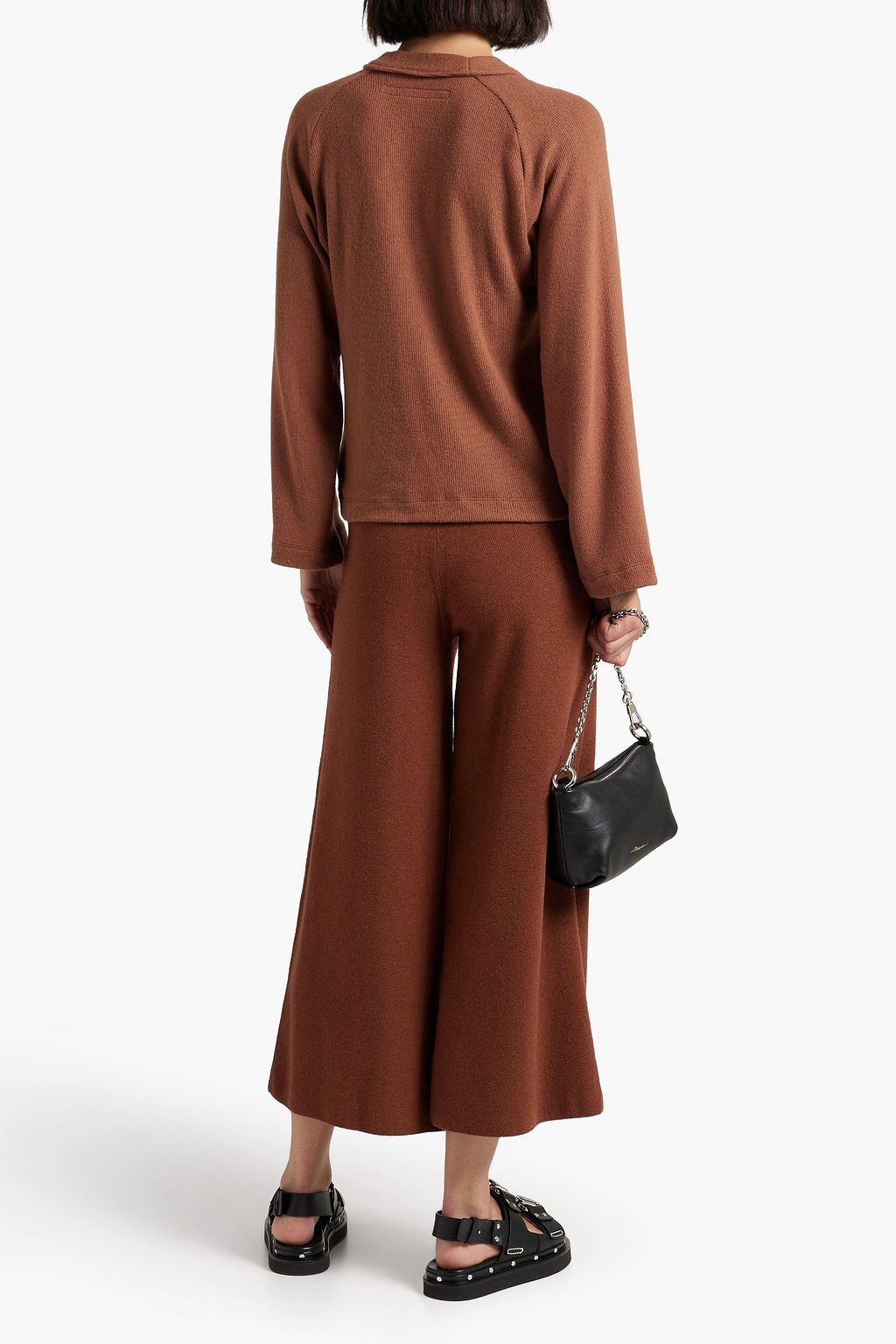 ENZA COSTA Ribbed jersey cardigan