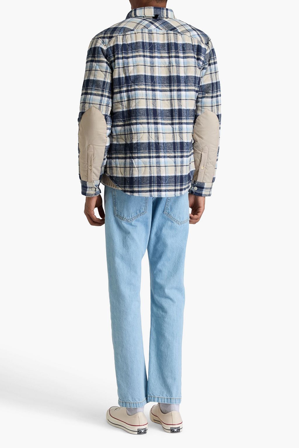 RAG & BONE قميص خارجي مبطّن من الفلانيل والقطن وبنقشة مربعات