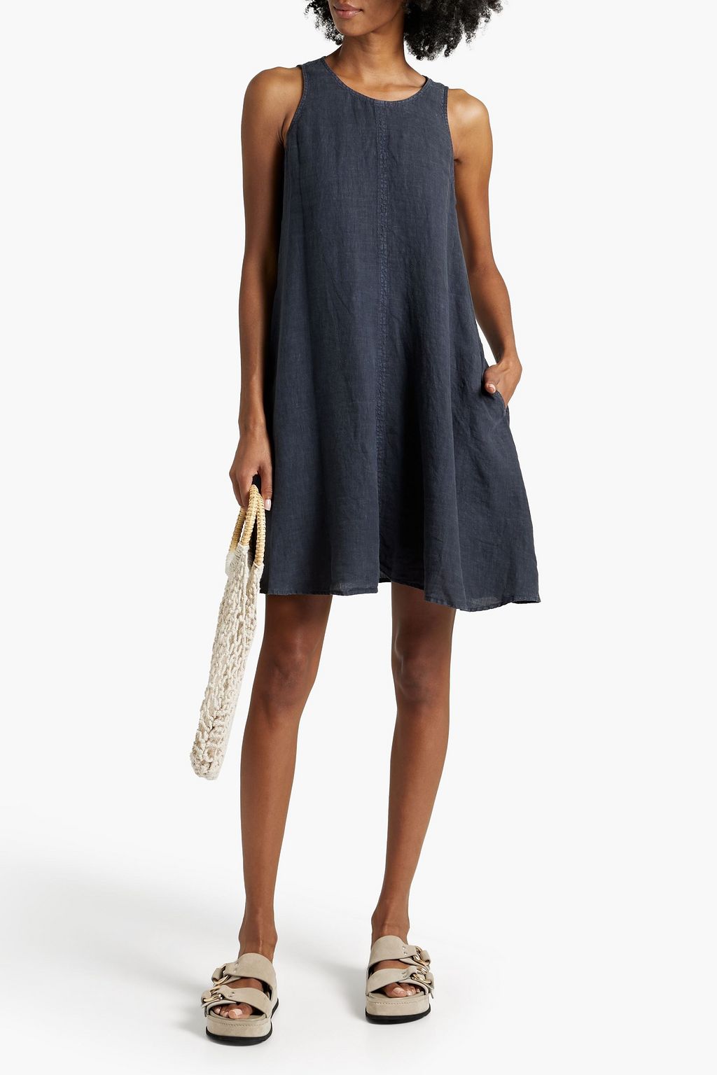 VELVET BY GRAHAM & SPENCER Adalina linen mini dress
