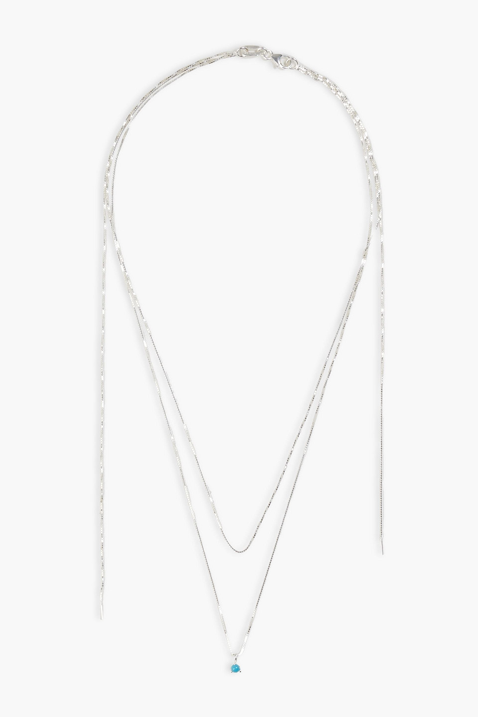 Cornelia Webb Recycled sterling silver turquoise necklace
