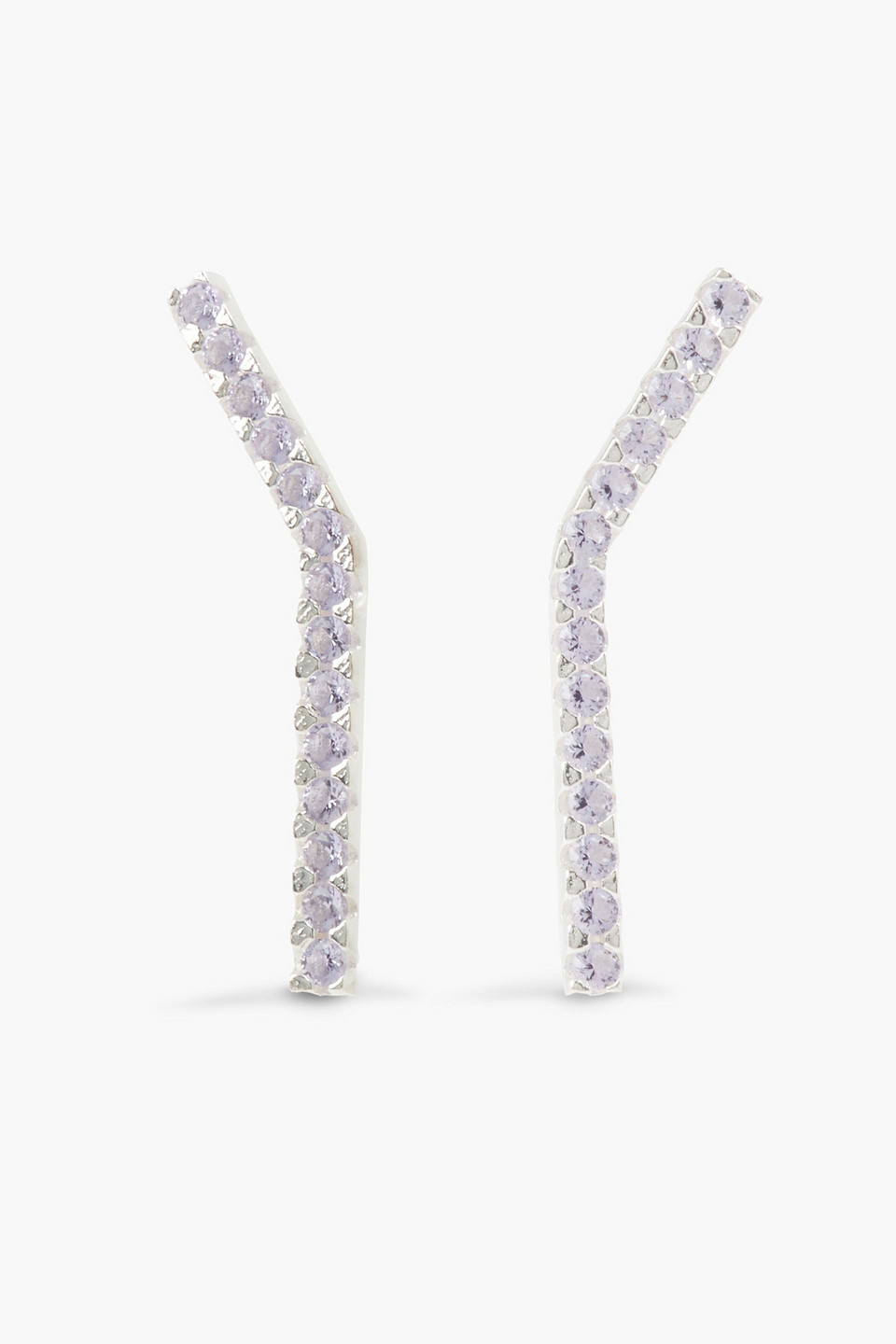 Cornelia Webb Recycled sterling silver crystal earrings