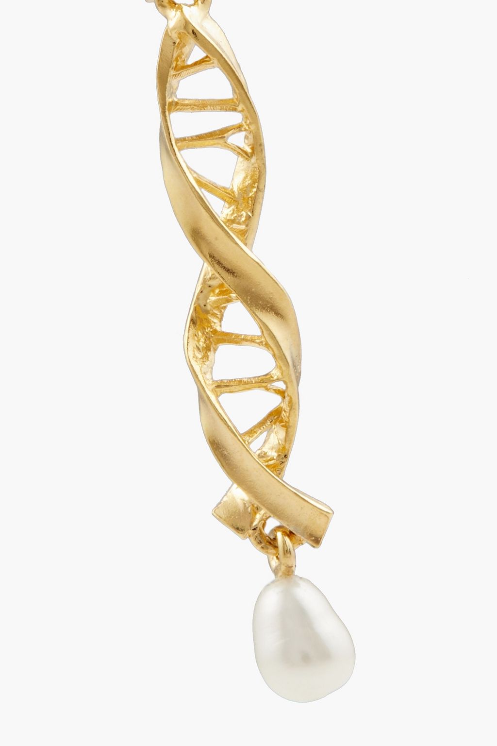 PAMELA LOVE Gold-plated pearl earrings
