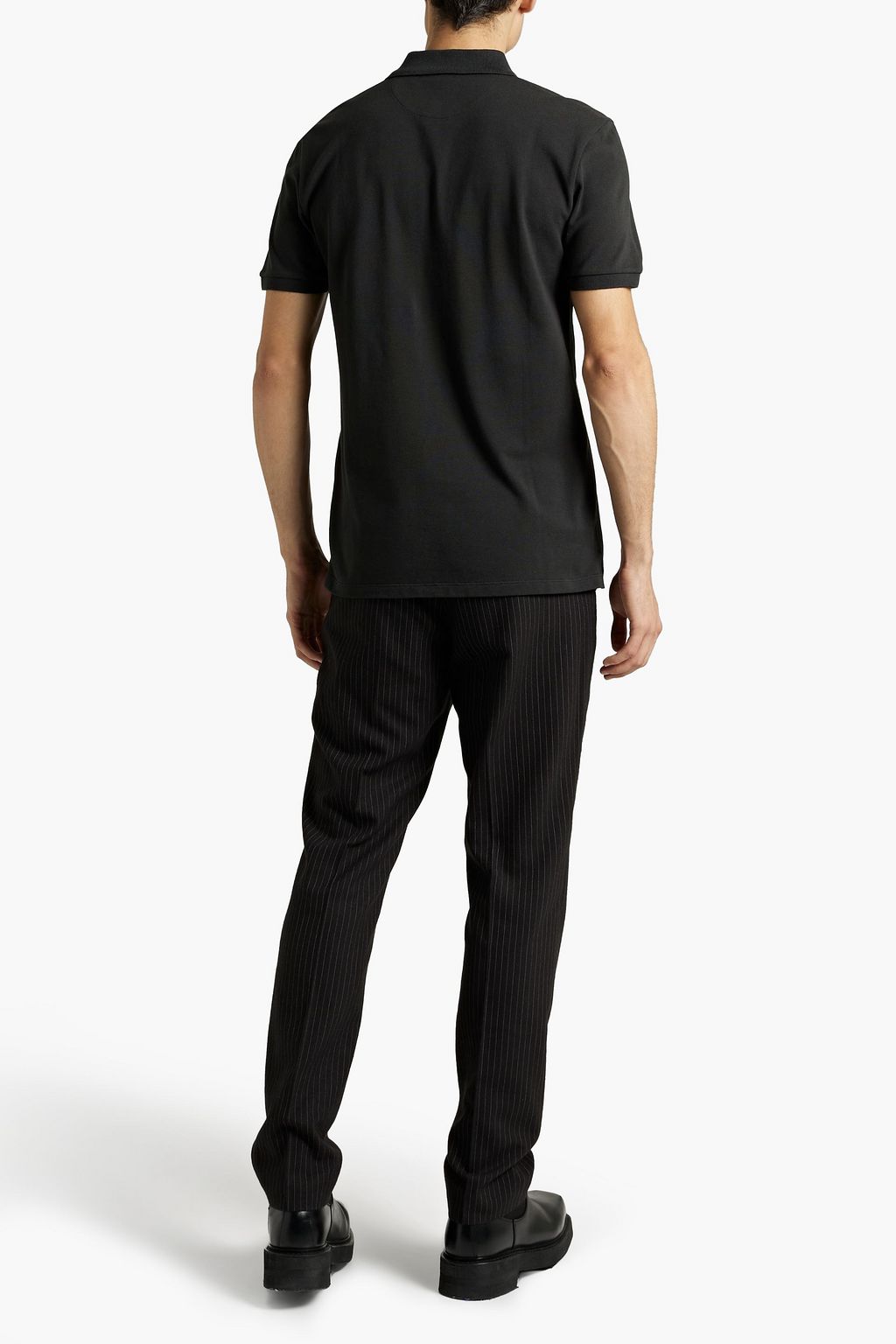 VALENTINO GARAVANI Printed cotton-piqué polo shirt