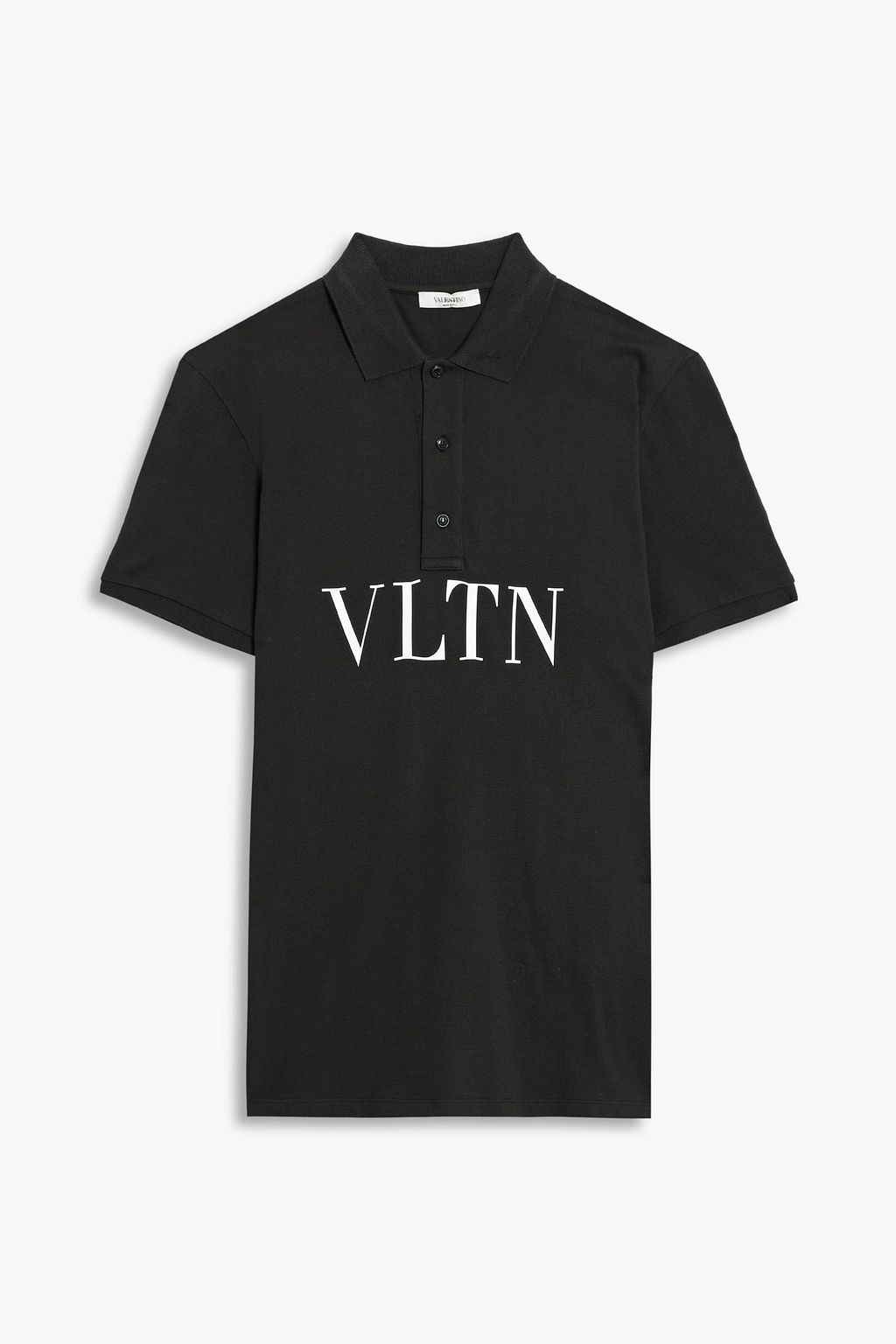 VALENTINO GARAVANI Printed cotton-piqué polo shirt | THE OUTNET