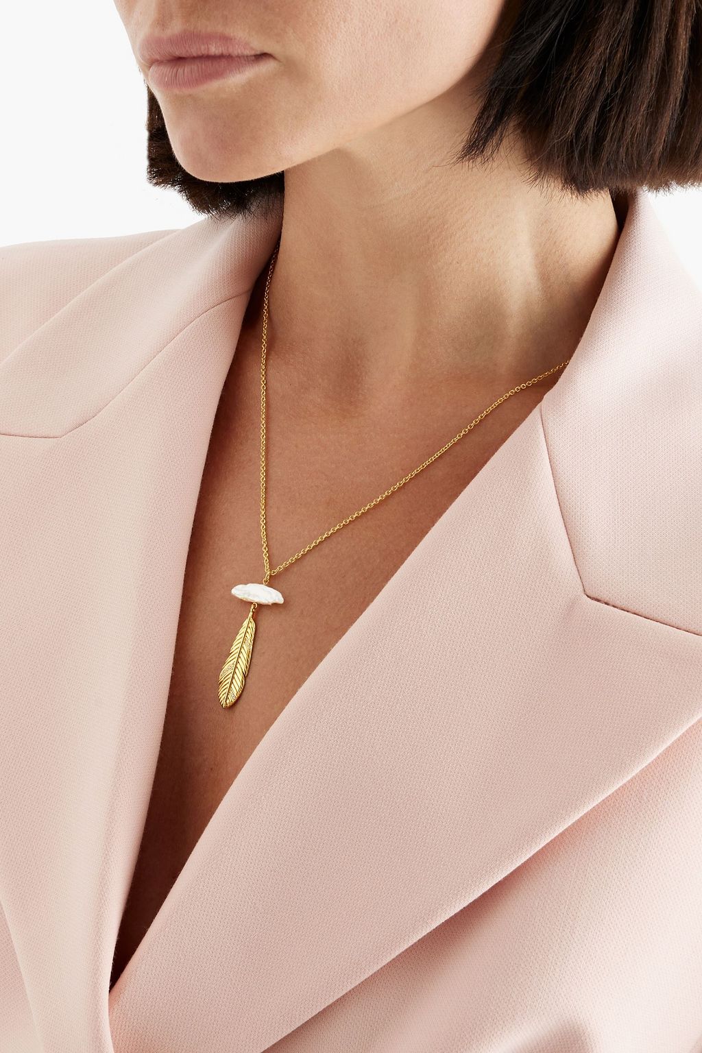 PAMELA LOVE Sara Brisa gold-plated pearl necklace