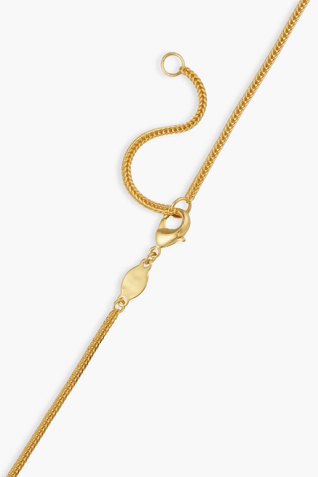 PAMELA LOVE Gold-plated pearl and stone necklace