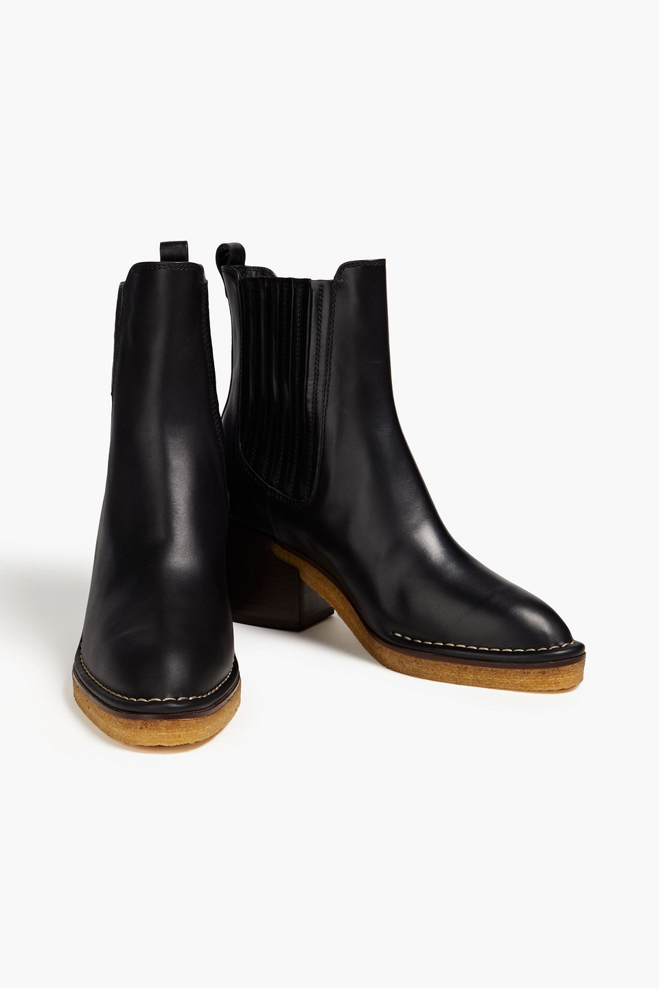 Tod's Ankle Boots Leather In Black